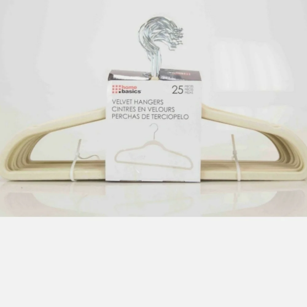 Bundle of 10 velvet coat hangers